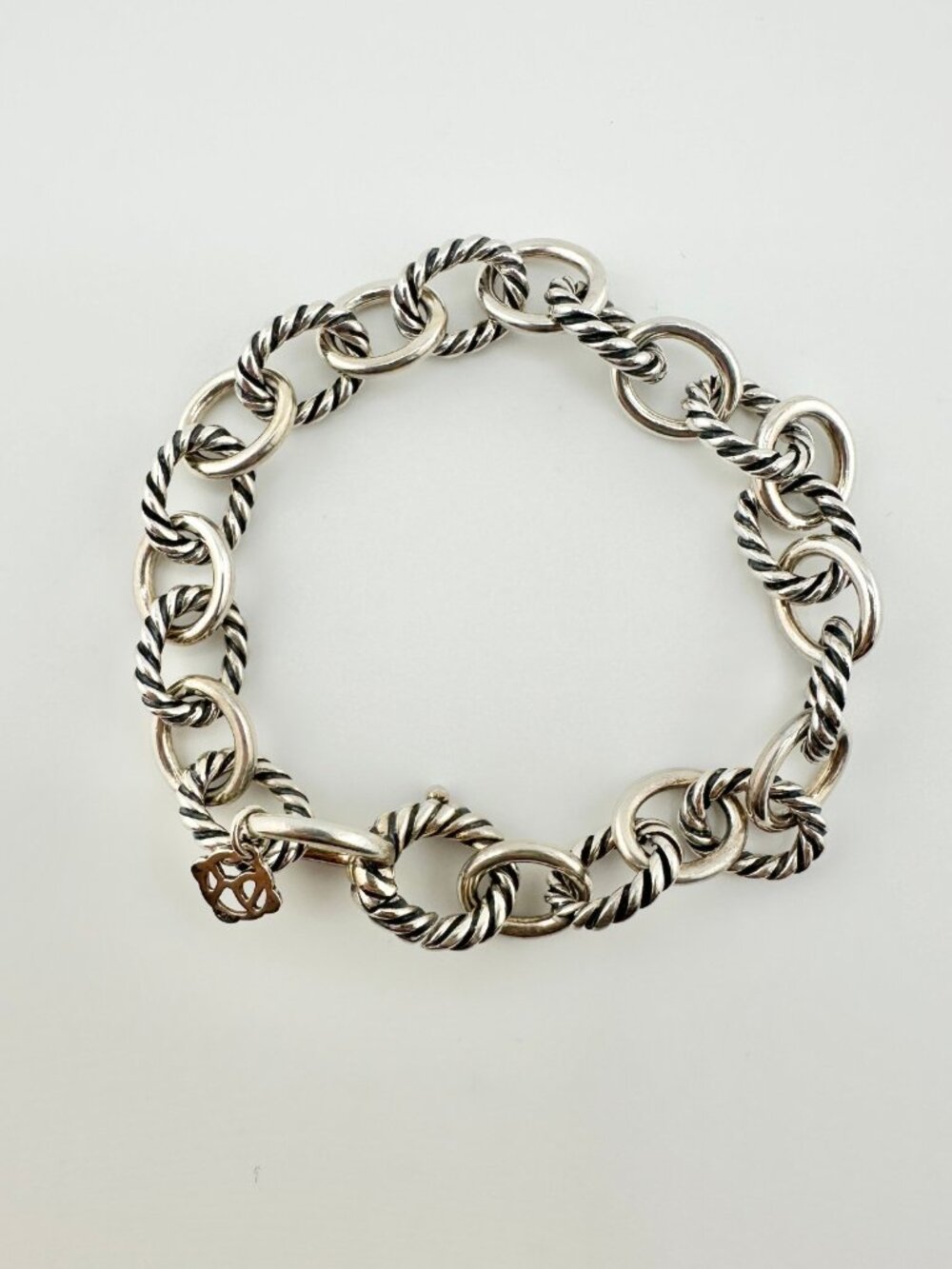 David Yurman Oval Link Chain Bracelet in Sterling Silver - 10mm - Medium - Picture 11 of 13